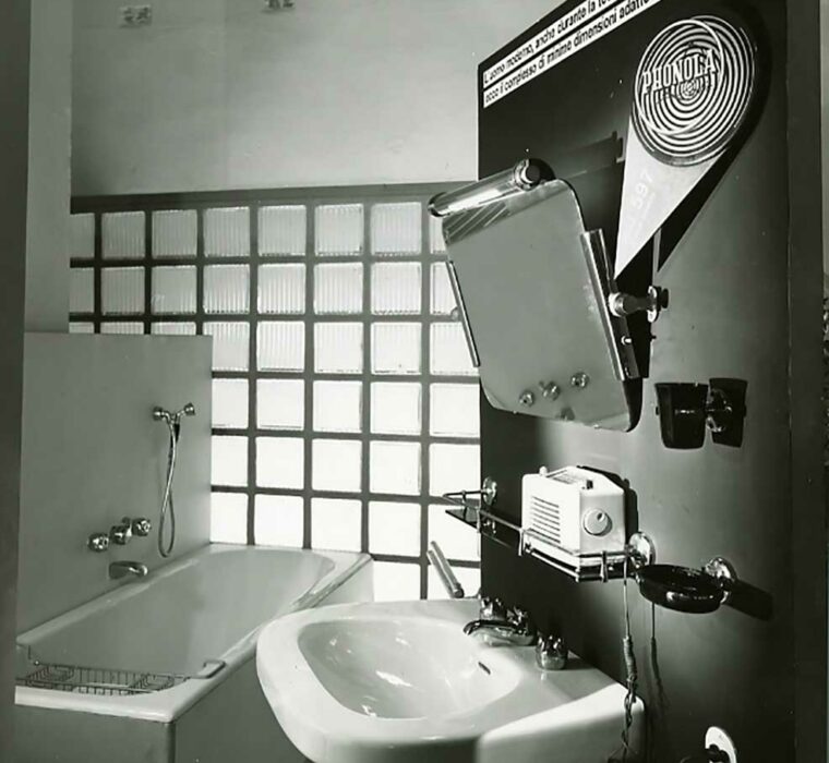 Allestimento Stand Phonola alla Mostra Radio (1950) Achille e Pier Giacomo Castiglioni