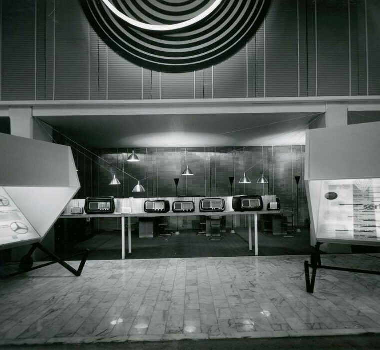 Stand Phonola alla Mostra Radio (1953) Achille e Pier Giacomo Castiglioni