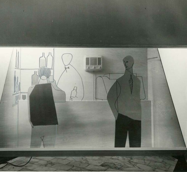 Stand Phonola alla Mostra Radio (1953) Achille e Pier Giacomo Castiglioni
