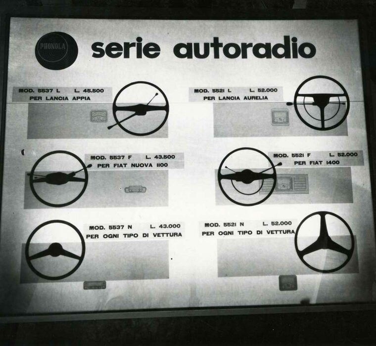 Stand Phonola alla Mostra Radio (1953) Achille e Pier Giacomo Castiglioni