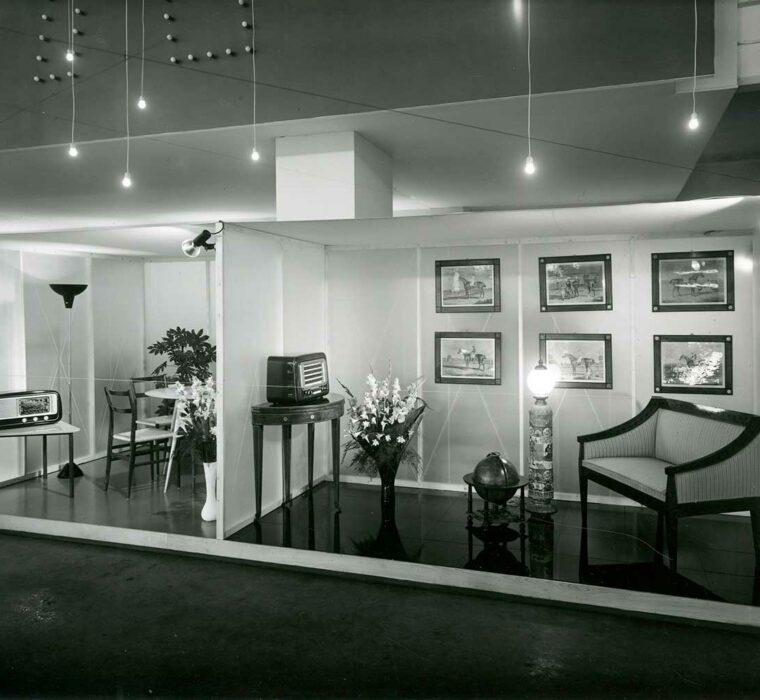 Stand Phonola alla Mostra Radio (1955) Achille e Pier Giacomo Castiglioni
