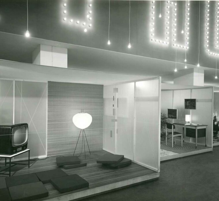 Stand Phonola alla Mostra Radio (1955) Achille e Pier Giacomo Castiglioni