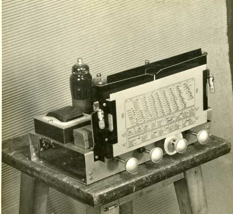 Prototipo di apparecchio Radio Livio Castiglioni e Luigi Caccia Dominioni